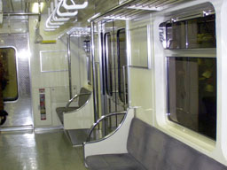 Subway car interior 