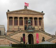 The Old National Gallery, modeled after the parthenon (triangular roof on columns)