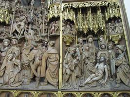 Detail of carved “passion” scene
