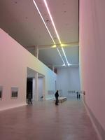 Long view interior gallery; high ceiling