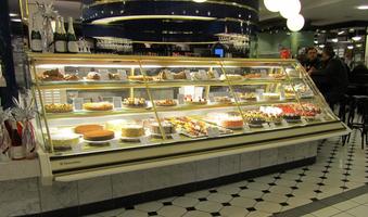 Pastry case at KaDeWe