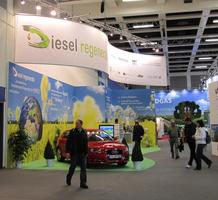 Car with advert for Diesel Regeneration