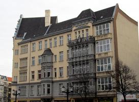 Yellow and gray building