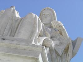 Statue in front of Supreme Court
