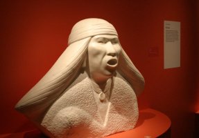 bust of Native American