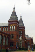 [Smithsonian Castle (front view)]