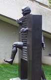 [Man Pushing Door]