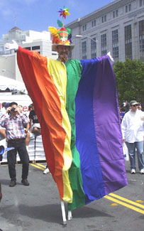Rainbow stiltwalker