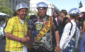 Mirrored bike helmets