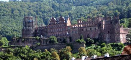view of castle from bridge