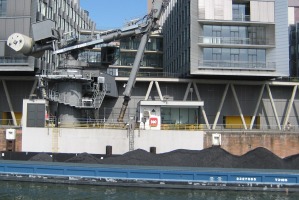 Coal barge