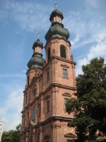 church with two towers