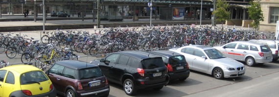 view of parking lot