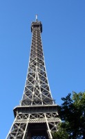 head-on view of tower