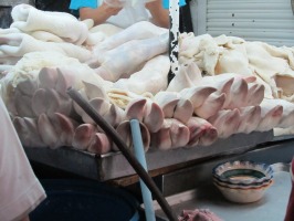 pig hooves and tripe