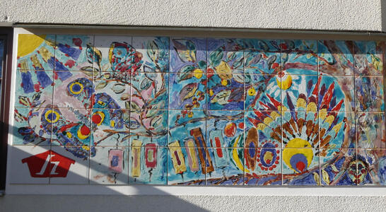 colorful painting of flowers