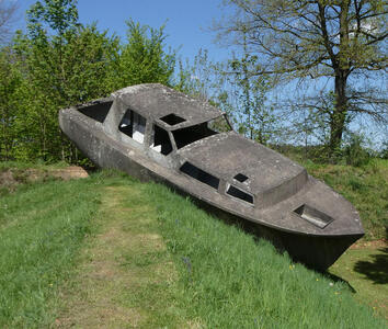 concrete ship hull