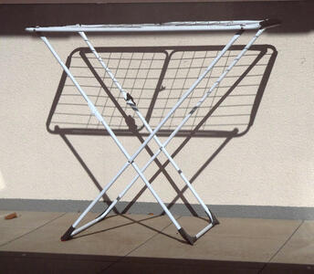 drying rack and shadow