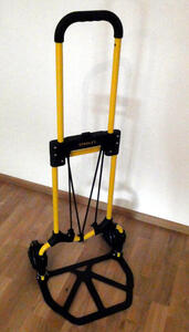 Yellow folding handcart