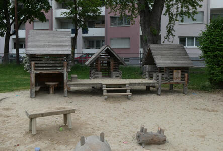 wooden play structures