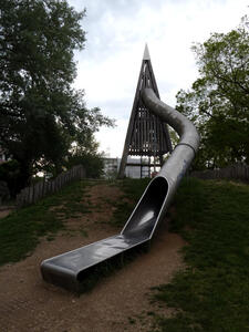 large slide