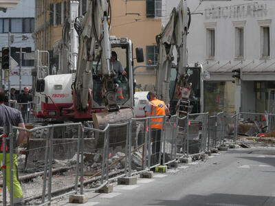 annenstrasse torn up