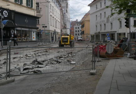 annenstrasse torn up