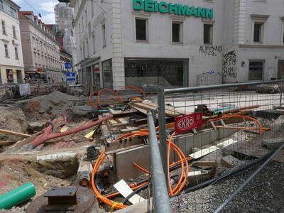 annenstrasse torn up