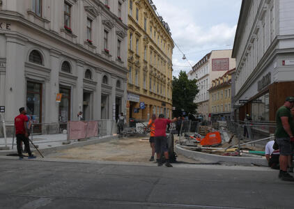 belgiergasse construction