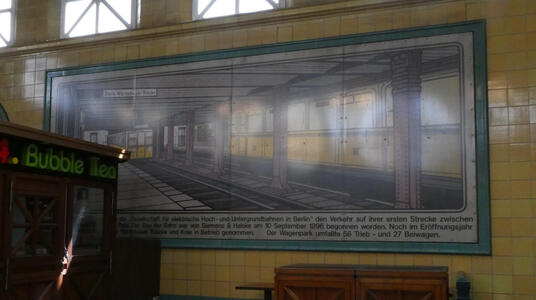 painting of original station
