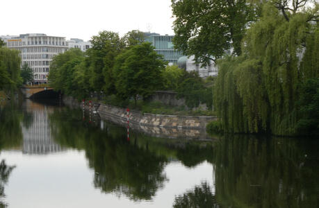 view of river with trees