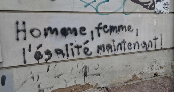 Homme, femme, l’égalité maintenant!