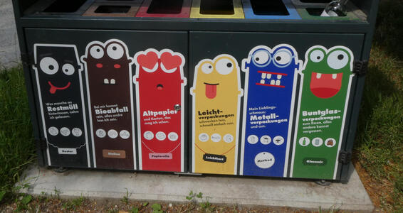 whimsical recycle cartoons