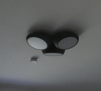 triple ceiling light