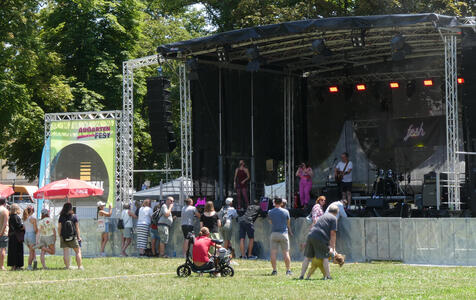 stage at Augartenfest