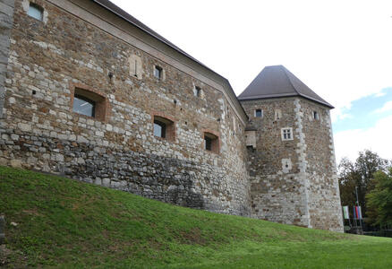 stone walls of castle