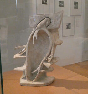 abstract brown sculpture