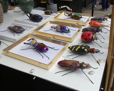 ceramics in shape of very large insects