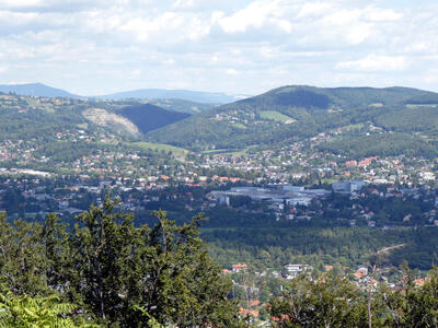 Another view of more of the city from trail to Fürstenstand
