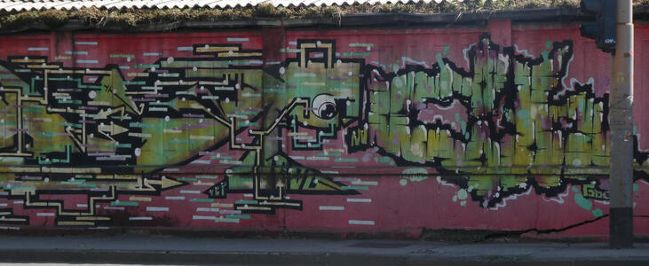 Abstract that looks a bit like a circuit board.