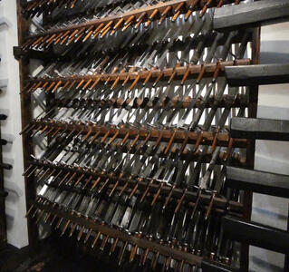 Rack of bayonets