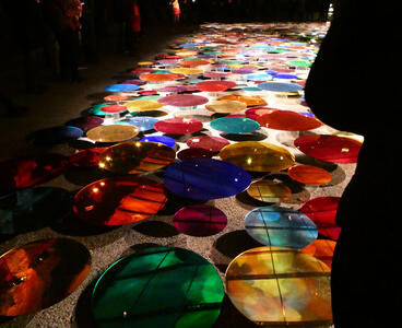 multicolored mirrors