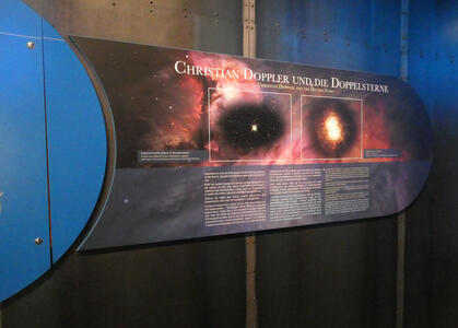 Display about Christian Doppler and the double stars