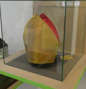 Gold bishop’s miter