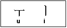 u and i, separated less widely