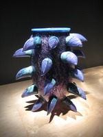 sculpture w. horns/tusks