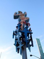 Showgirl from Stardust, taken at extreme upward angle