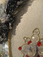 closeup showing jewelry and decoration of an ornament