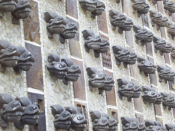 Fish on building 