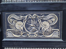 Metalwork on door (3) 